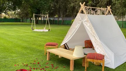 Teepee en Cholula